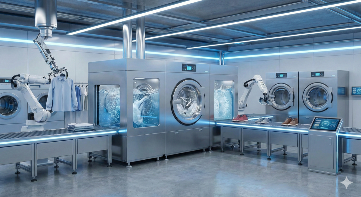 Automated Industrial Shoe Cleaning System